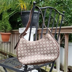 Tan and brown small handbag! Minimally used!